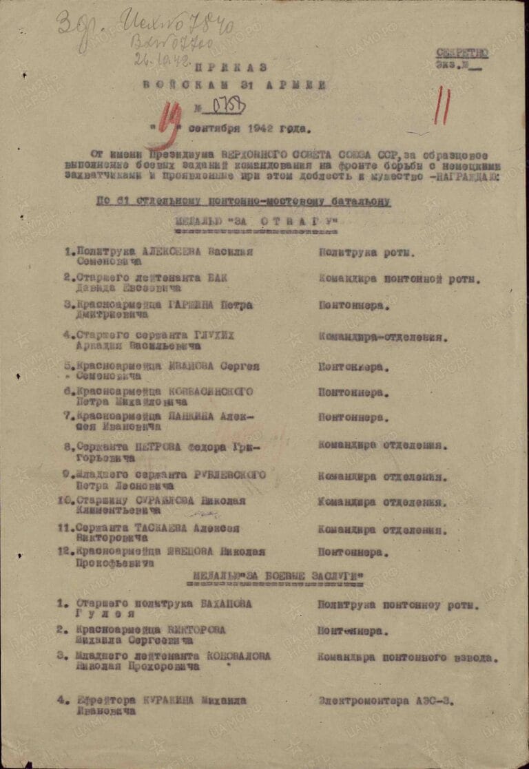 Сураилов Николай Климентьевич. Медаль За отвагу. Строка в наградном списке