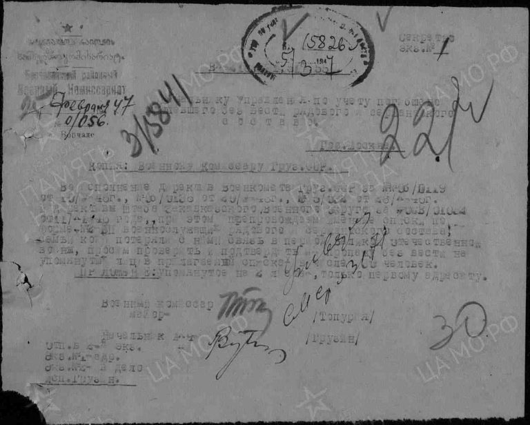 ЦАМО Ф.58 Оп.977525 Д.180 Л.221