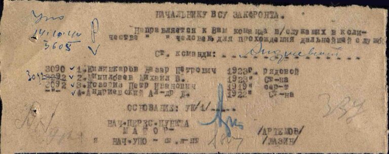 ЦАМО СПП Закавказского ВО Оп.273451 Д.2_12 Л.337