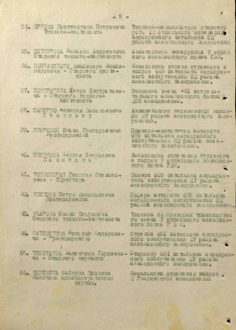 Тосхопоран Георгий Степанович. Медаль За отвагу. Строка в наградном списке