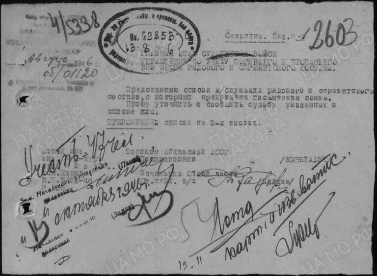 ЦАМО Ф.58 Оп.18004 Д.407 Л.260