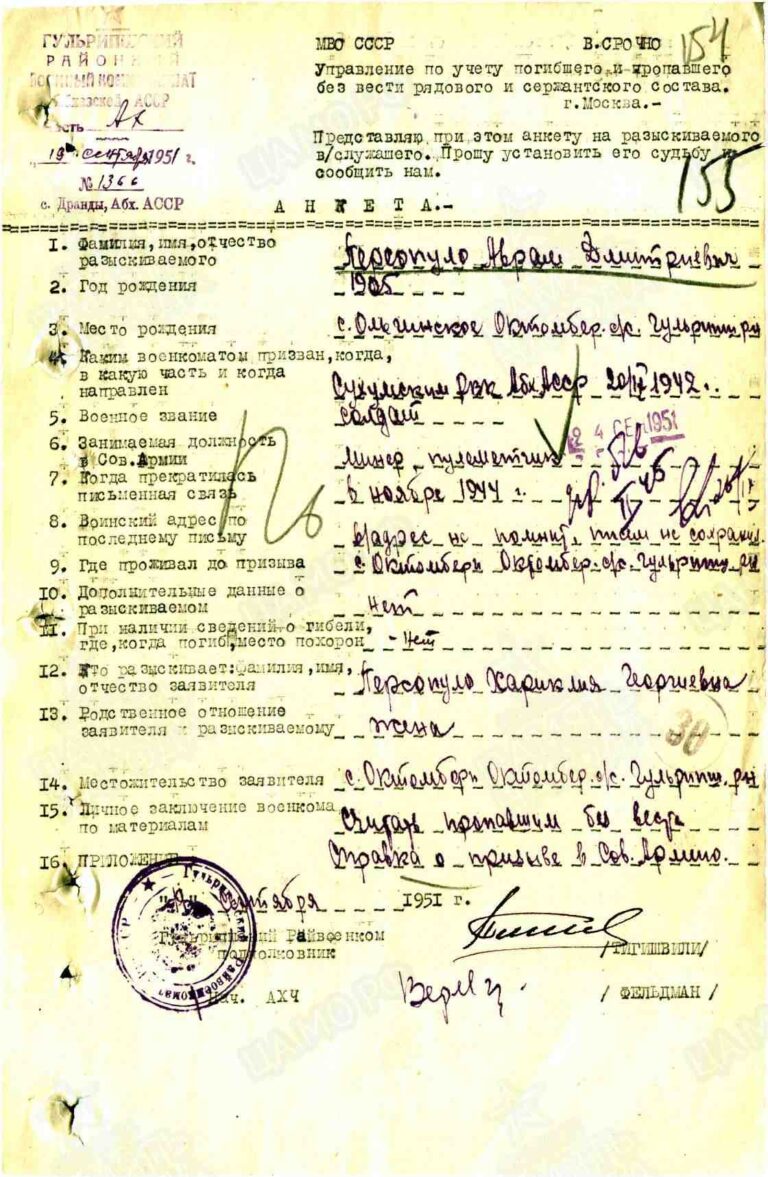 ЦАМО Ф.58 Оп.977524 Д.271 Л.155