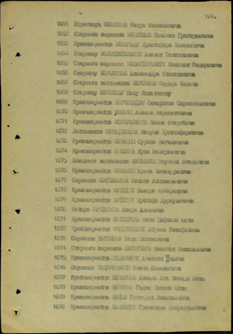 Мойсиади Христофор Моисеевич. Медаль За боевые заслуги. Строка в наградном списке