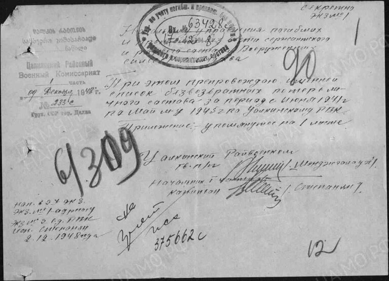 ЦАМО Ф.58 Оп.977521 Д.800 Л.90