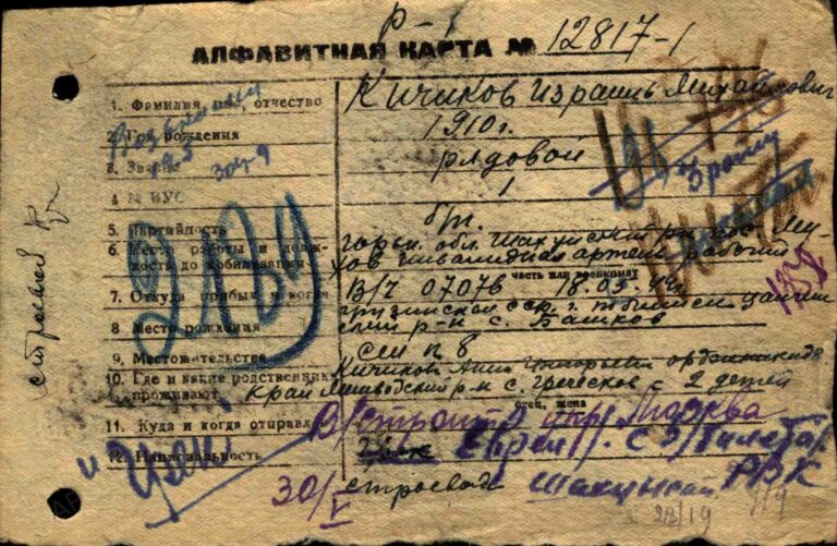 ЦАМО Горьковский ВПП Оп.191385 Д.113 Л.2189