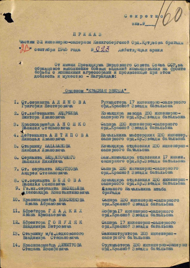 ЦАМО Ф.33 Оп.687572 Д.2668 Л.160