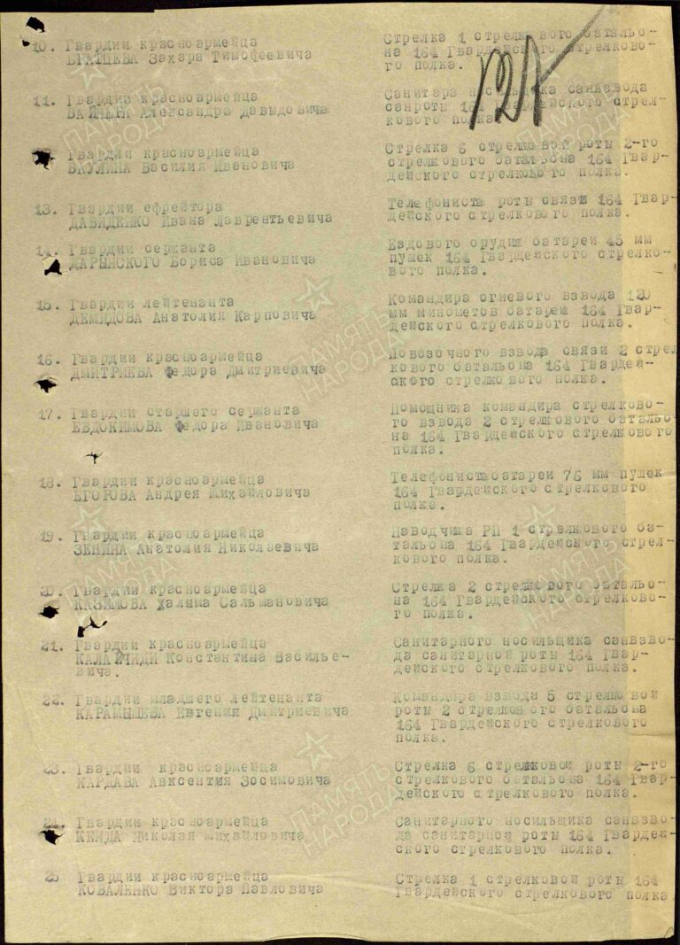 ЦАМО Ф.33 Оп.690306 Д.1300 Л.127