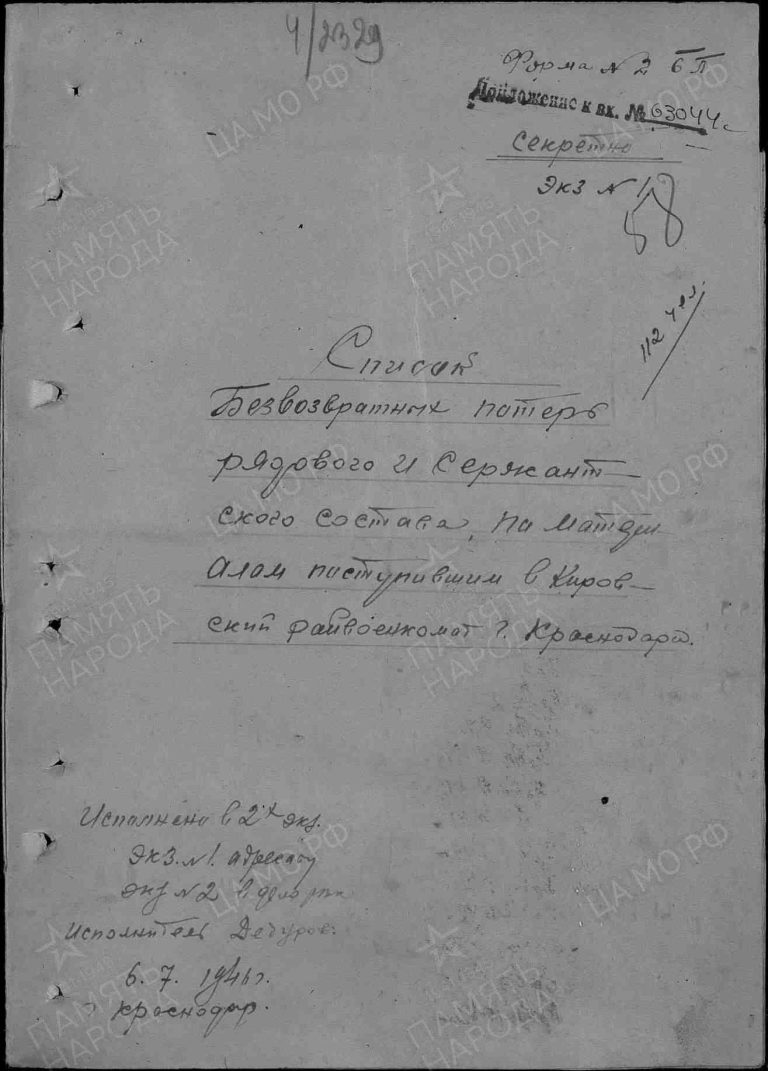 ЦАМО Ф.58 Оп.18004 Д.312 Л.58