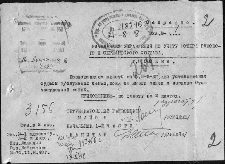 ЦАМО Ф.58 Оп.977521 Д.640 Л.264