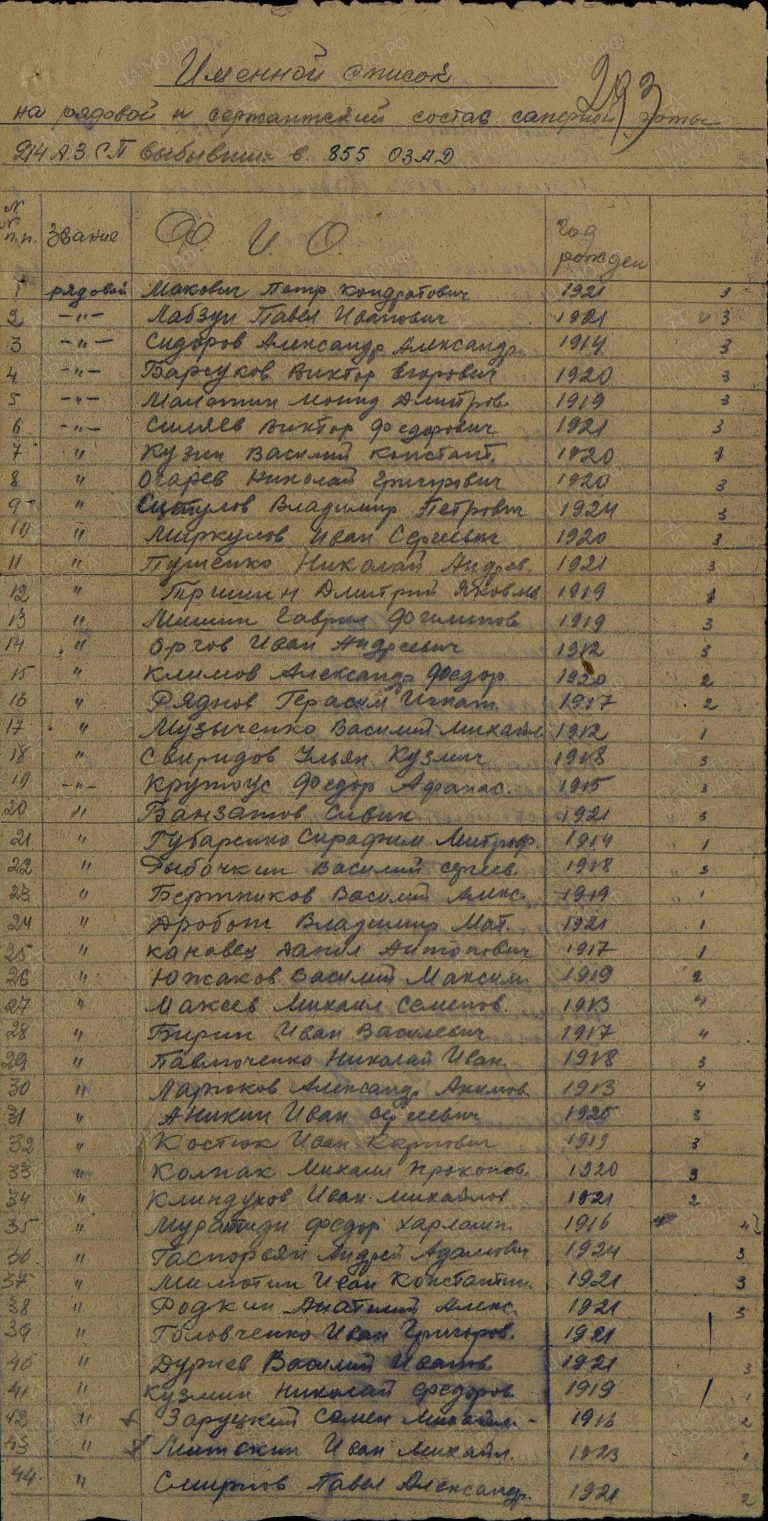 ЦАМО Ф.8510 Оп.165602 Д.4 Л.293