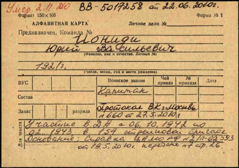 ВК г. Москвы Чертановский ОВК Д.21000136 С.(2055)