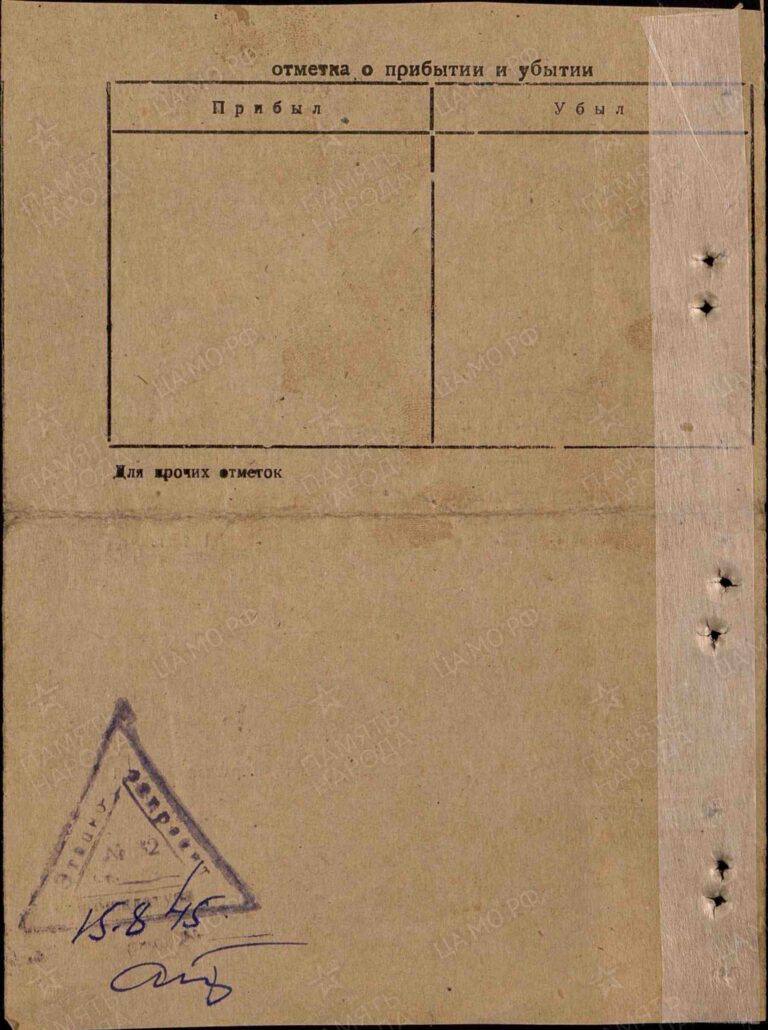 ЦАМО Армавирский ВПП Оп.192049 Д.13 Л.339об