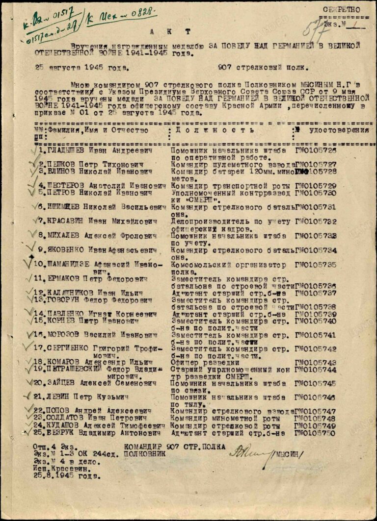 ЦАМО Ф.1526 Оп.2 Д.88 Л.577