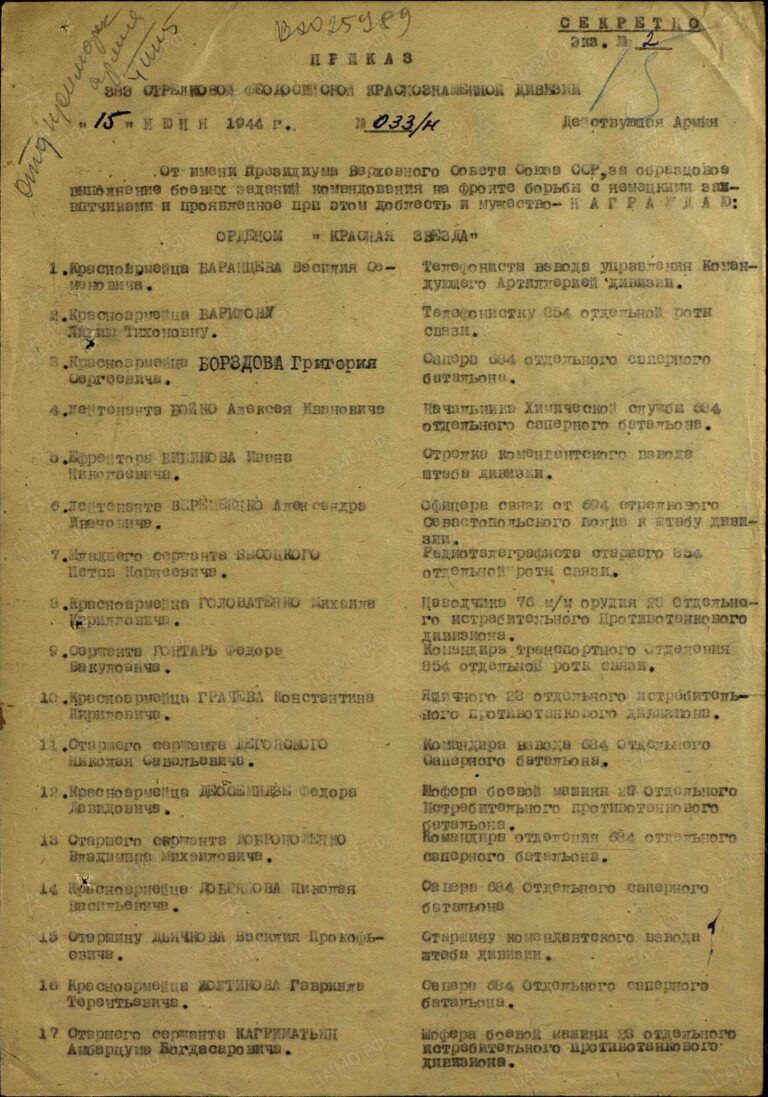 ЦАМО Ф.33 Оп.690155 Д.2343 Л.15