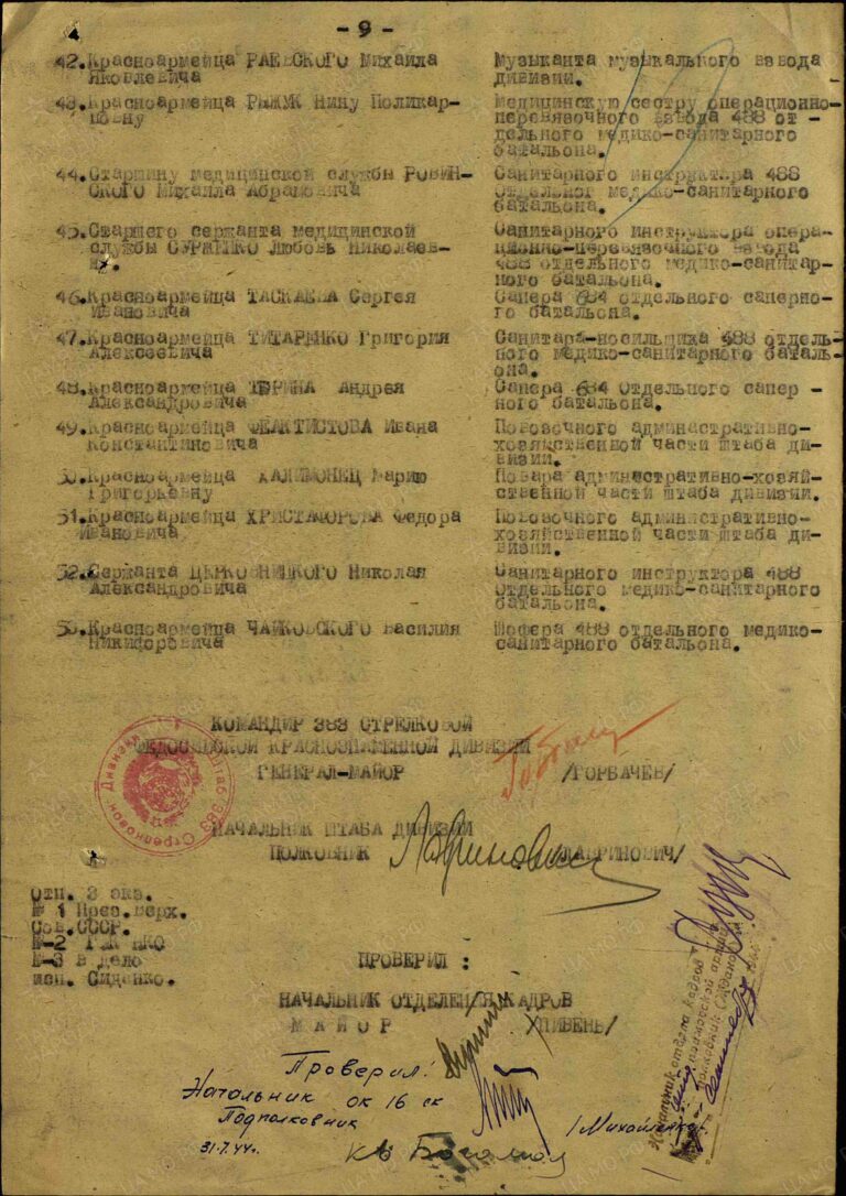 ЦАМО Ф.33 Оп.690155 Д.2343 Л.19