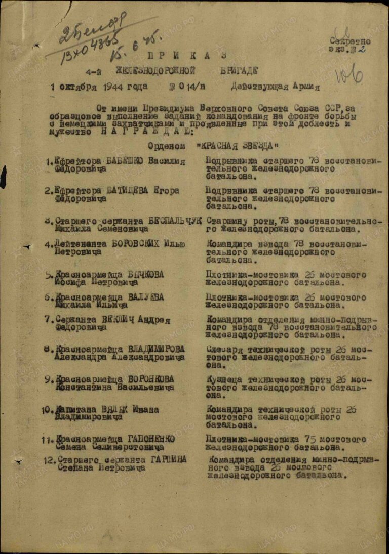 ЦАМО Ф.33 Оп.690155 Д.3755 Л.106