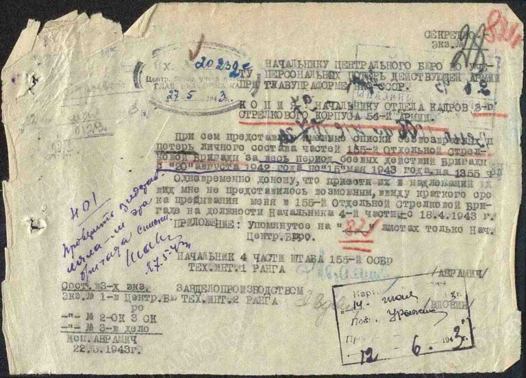 ЦАМО Ф.58 Оп.18001 Д.63 Л.28