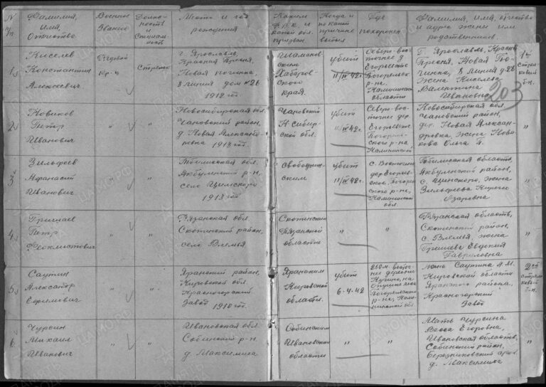 ЦАМО Ф.58 Оп.818883 Д.1207 Л.203