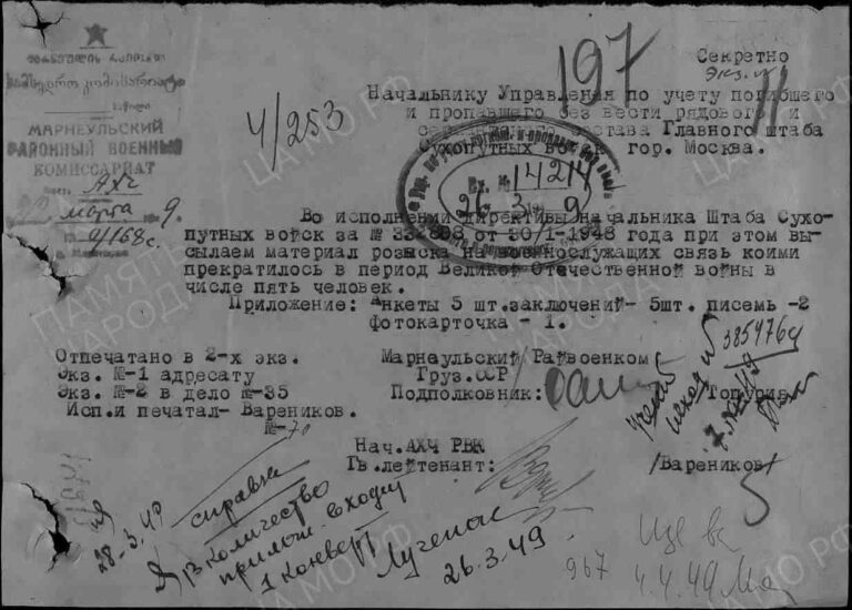 ЦАМО Ф.58 Оп.977522 Д.140 Л.197