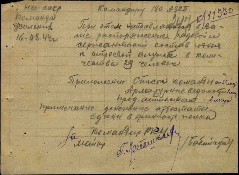 ЦАМО Ф.8472 Оп.45722 Д.64 Л.247