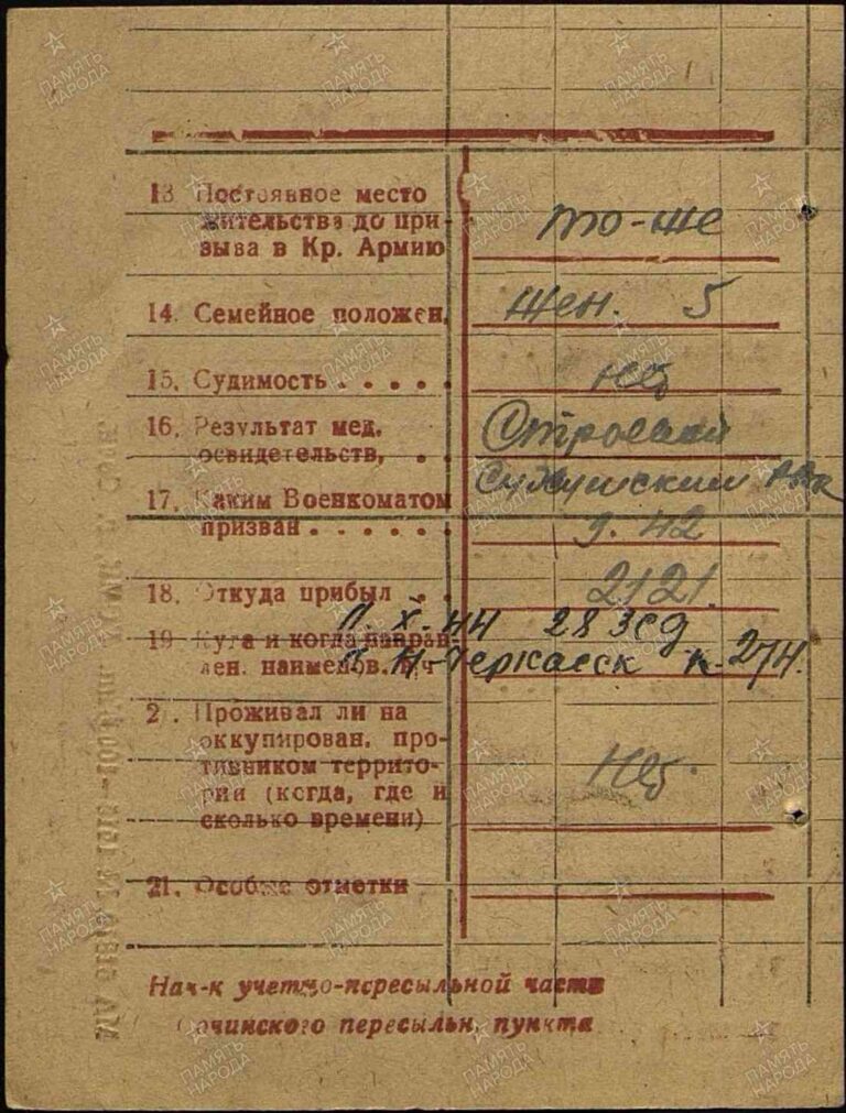 ЦАМО Сочинский ВПП Оп.129496 Д.35 Л.28 (14851)об