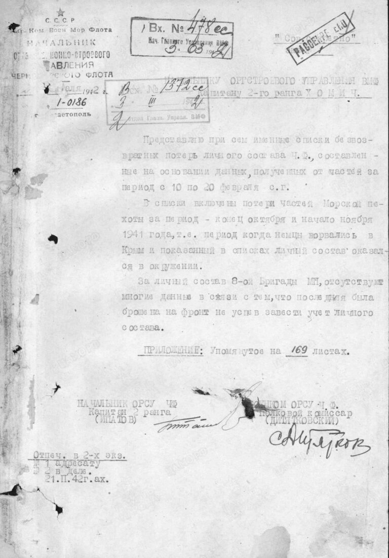 ЦВМА Ф.864 Оп.1 Д.122 Л.1