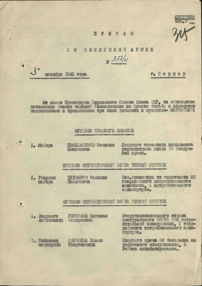 ЦАМО Ф.33 Оп.686196 Д.7056 Л.315