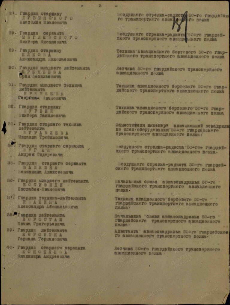 ЦАМО Ф.33 Оп.686196 Д.7630 Л.139