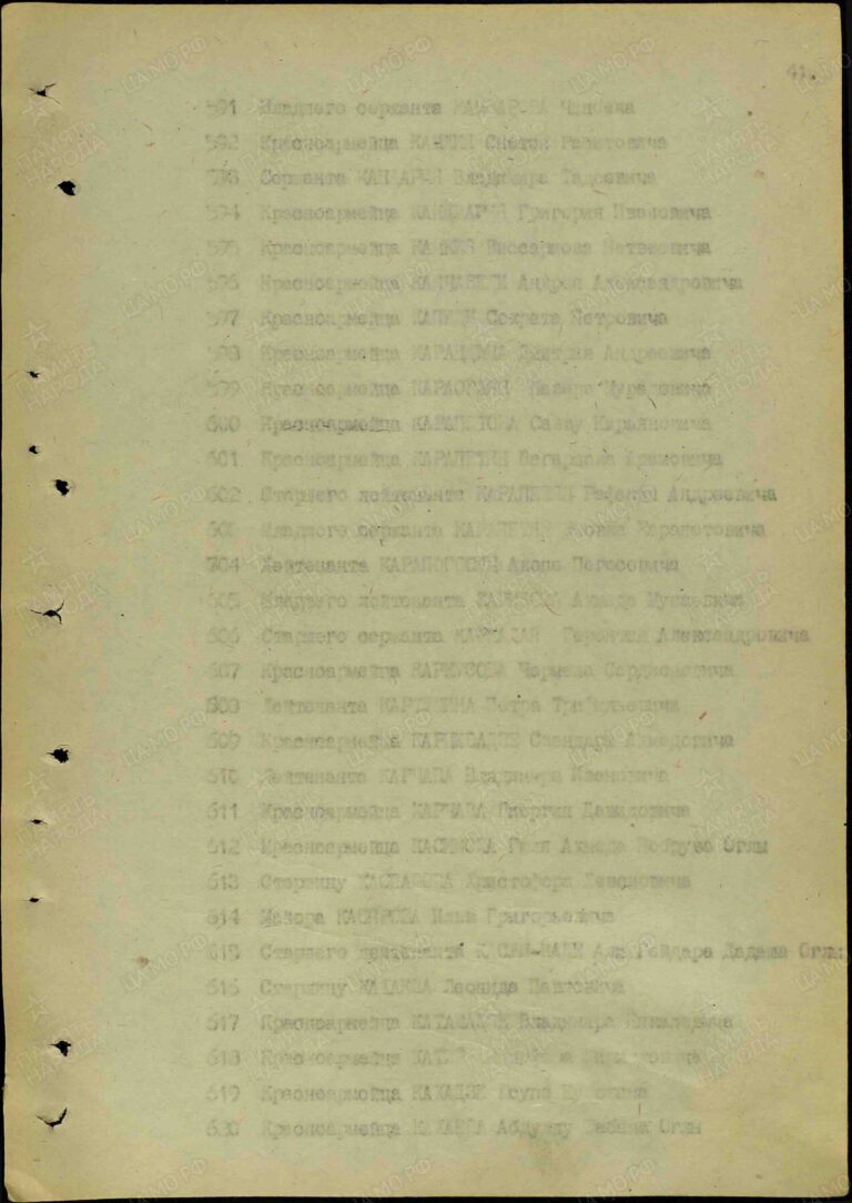 ЦАМО Ф.33 Оп.744808 Д.989,20 Л.41