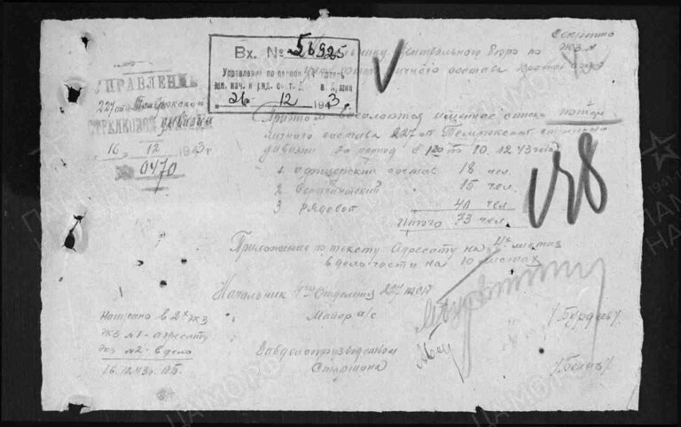 ЦАМО Ф.58 Оп.18001 Д.1285 Л.138