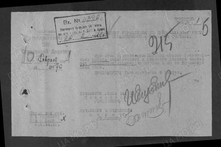 ЦАМО Ф.58 Оп.18002 Д.106 Л.215