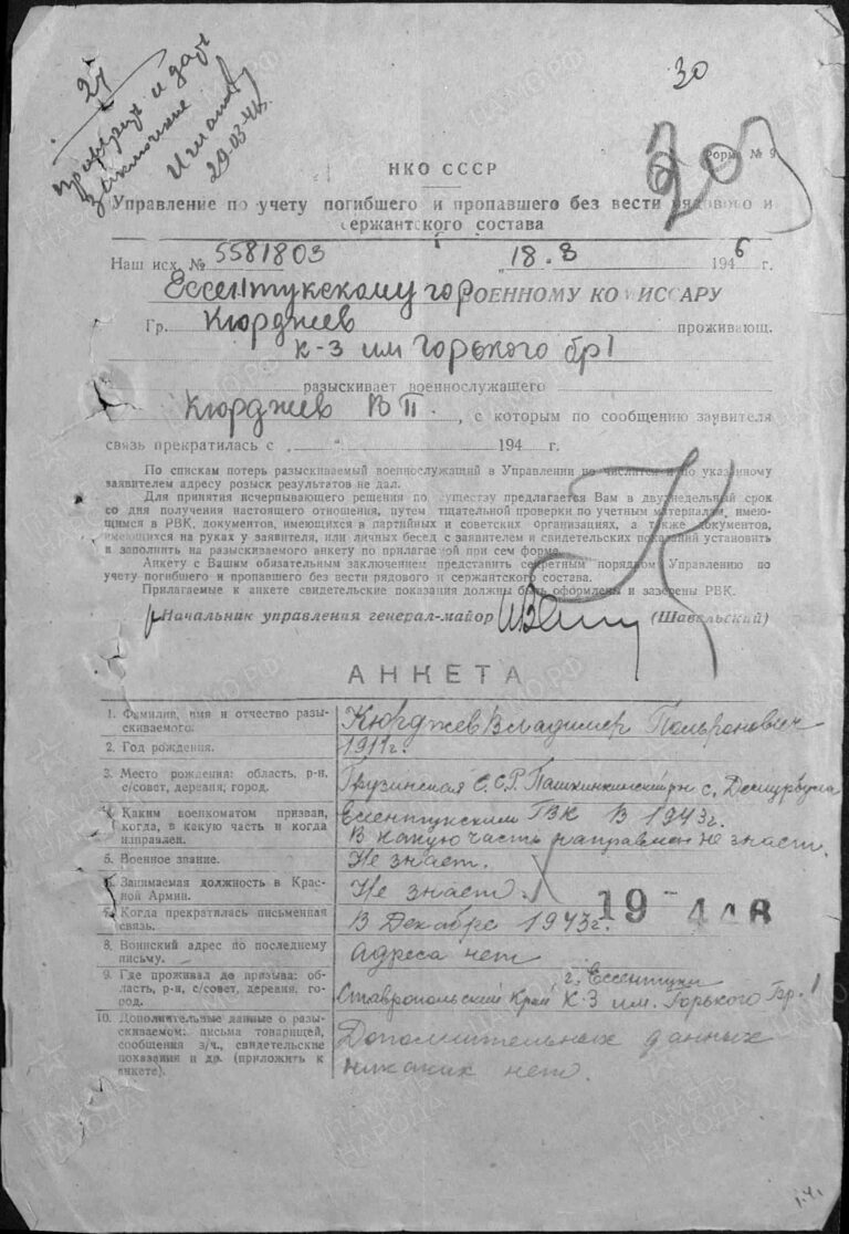 ЦАМО Ф.58 Оп.18004 Д.1259 Л.203