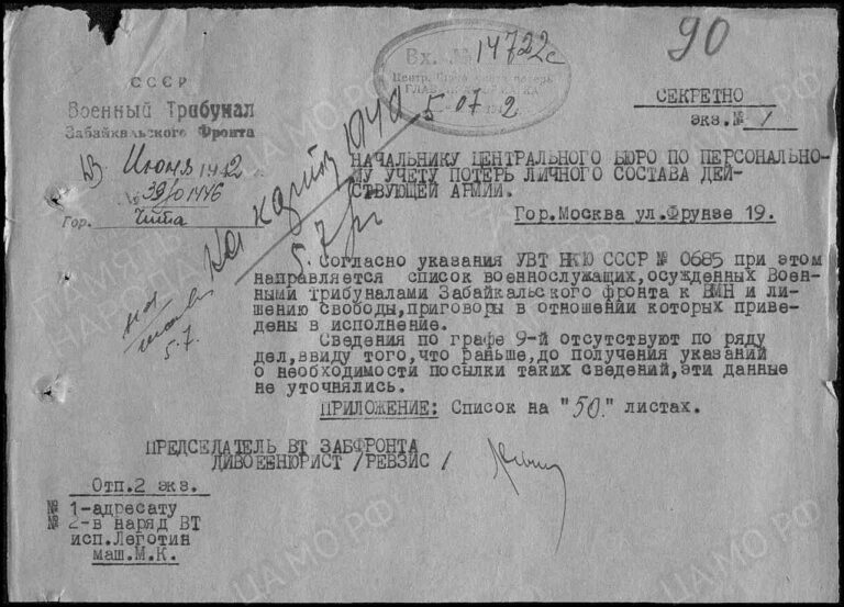 ЦАМО Ф.58 Оп.818883 Д.1526 Л.90