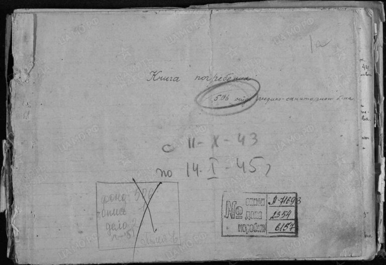 ЦАМО Ф.58 Оп.А-71693 Д.2354 Л.1а