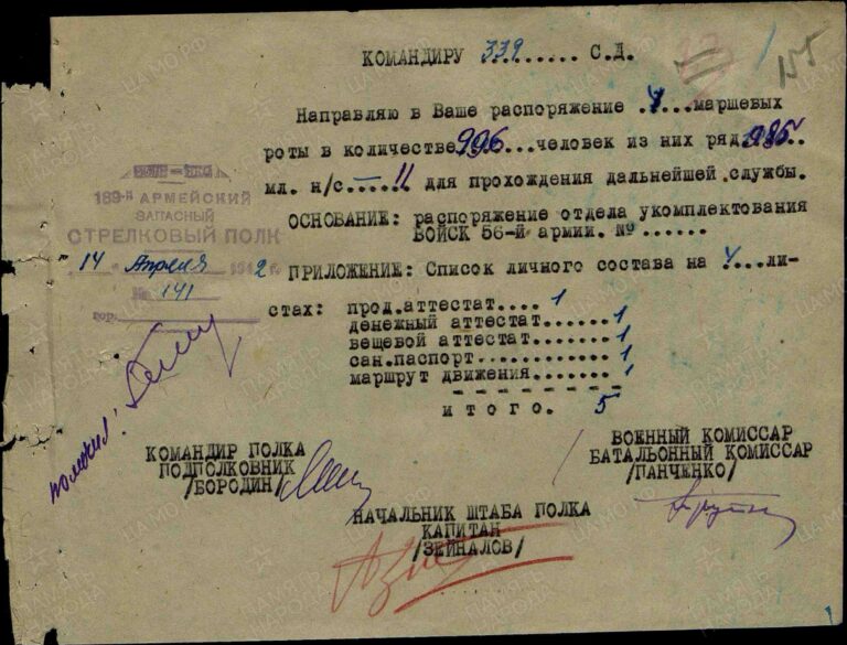 ЦАМО Ф.8482 Оп.23868 Д.40 Л.155