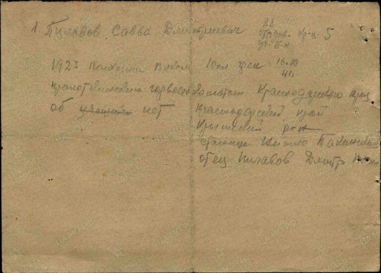 ЦАМО Ф.8495 Оп.36900с Д.7 Л.309 (288)об