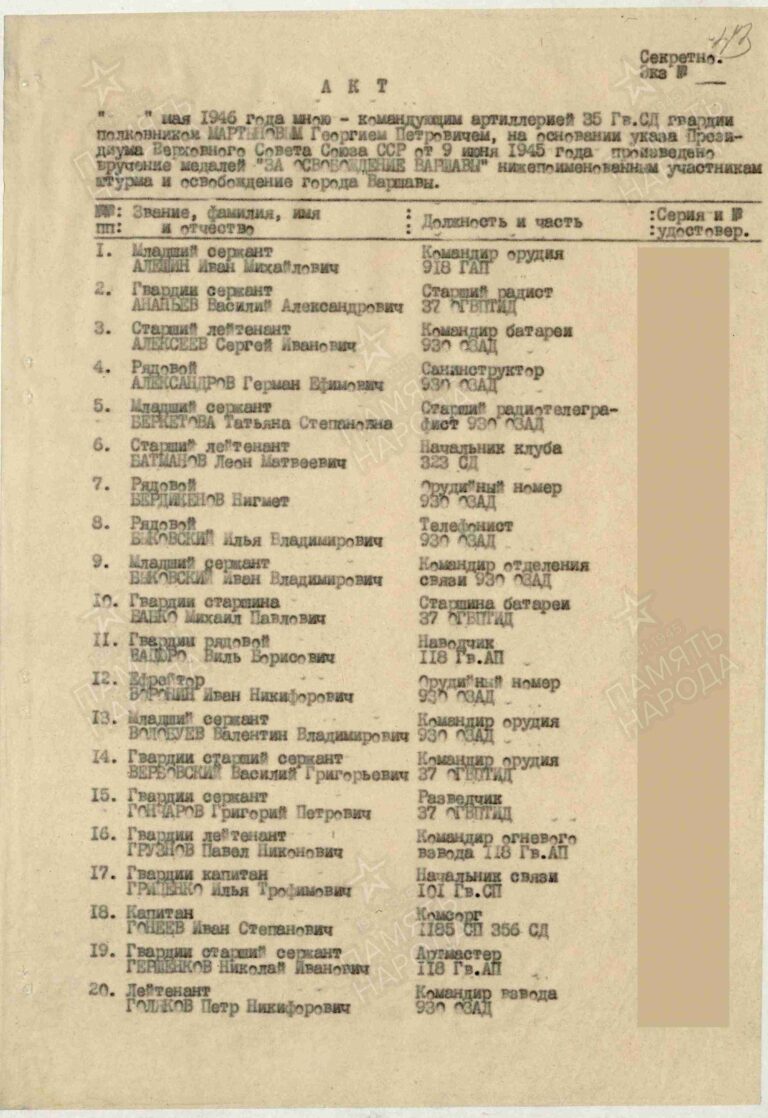 ЦАМО Ф.10176 Оп.2 Д.3 Л.43