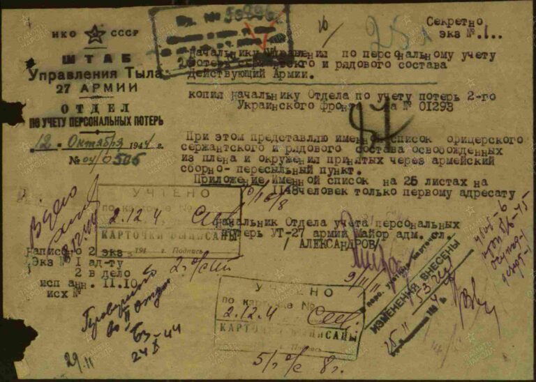 ЦАМО Ф.58 Оп.18002 Д.1600 Л.87