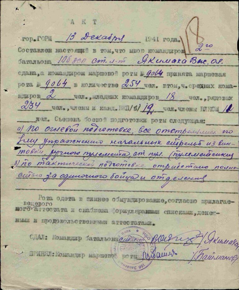 ЦАМО Ф.8391 Оп.294248 Д.4 Л.118