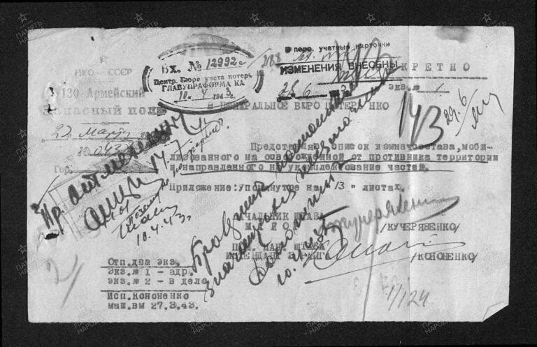 ЦАМО Ф.58 Оп.18001 Д.1587 Л.143