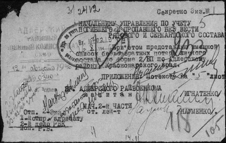 ЦАМО Ф.58 Оп.18004 Д.428 Л.233