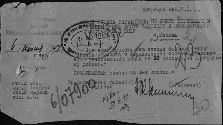 ЦАМО Ф.58 Оп.977520 Д.382 Л.23