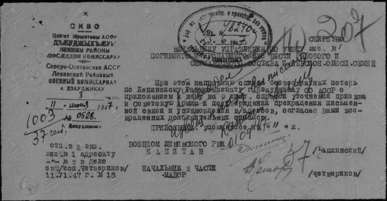 ЦАМО Ф.58 Оп.977520 Д.603 Л.207