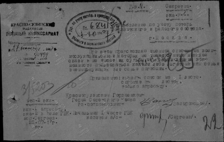 ЦАМО Ф.58 Оп.977520 Д.807 Л.255