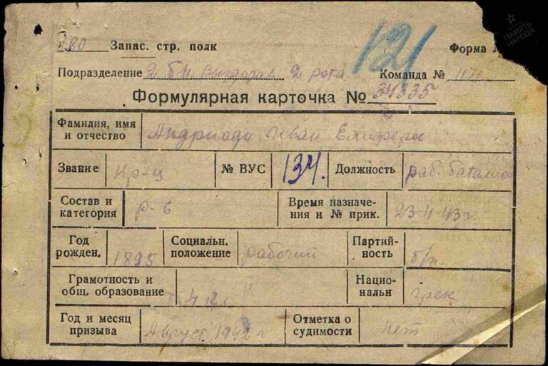 ЦАМО Ф.8472 Оп.21347 Д.15 Л.121