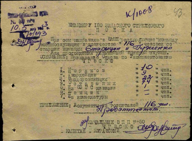 ЦАМО Ф.8472 Оп.45717 Д.37 Л.43