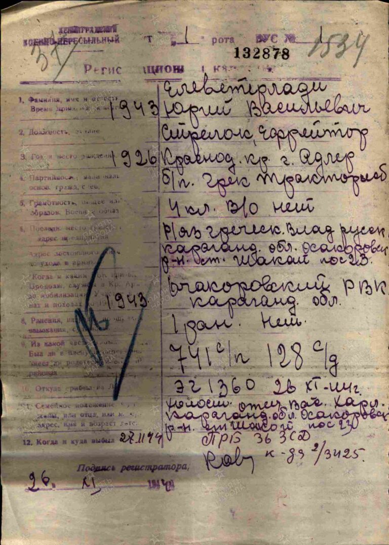 ЦАМО Ленинградский ВПП Оп.530167 Д.42866 Л.37