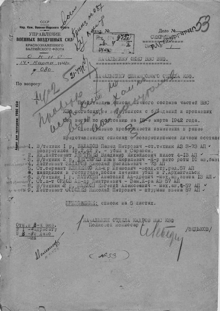 ЦВМА Ф.12 Оп.5 Д.125 Л.53