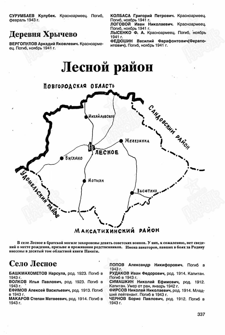 Книга памяти. Тверская область. Том 10 С.337