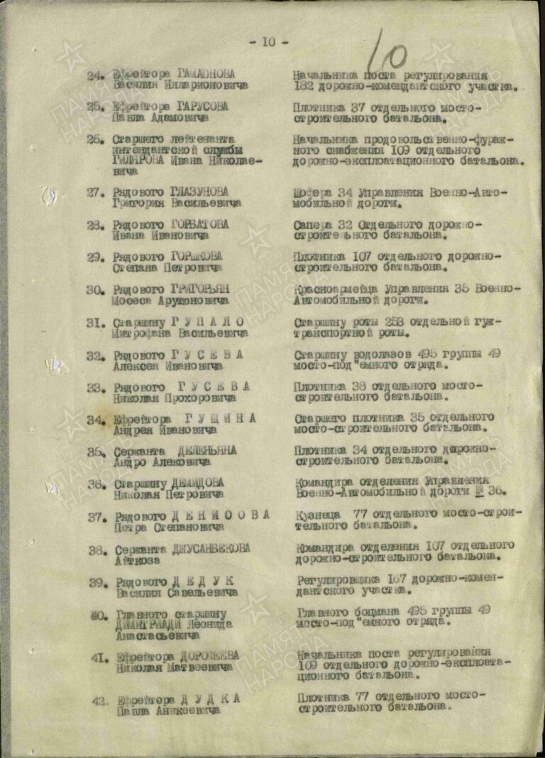 ЦАМО Ф.33 Оп.686196 Д.5624 Л.10